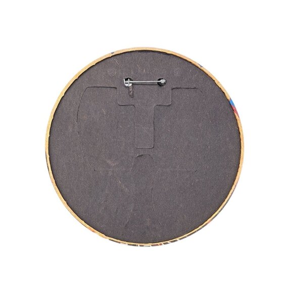 Vintage Duran Duran Large Button Pinback Badge 6 Inch Reflex John Simon 1984 Pin - Picture 2 of 3